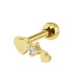 Heart Helix Ear Piercing TIP-3488